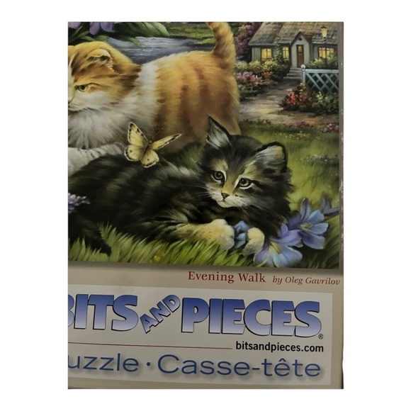 500 piece Bits and Pieces cat puzzle - Picture 3 of 5
